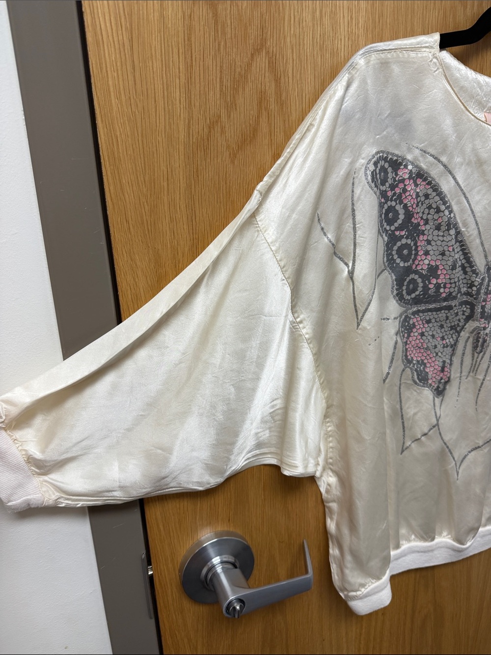 Vintage Fire California Brand Cream Butterfly Graphic Pullover - Picture 9 of 12